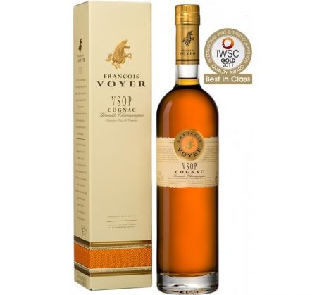 François Voyer Cognac Grande Champagne VSOP  40% 0,7 l (kartón)