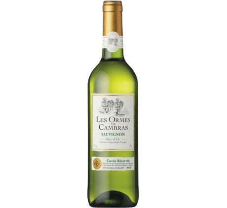 Les Ormes de Cambras Sauvignon Blanc IGP Pays d´OC 2019 12% 0,75l (čistá fľaša)
