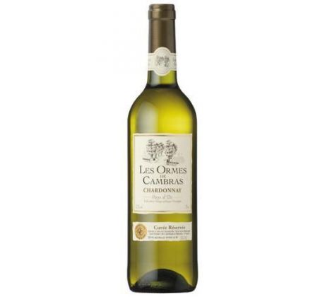 Les Ormes de Cambras Chardonnay IGP Pays d´OC 2022 12,5% 0,75l (čistá fľaša)