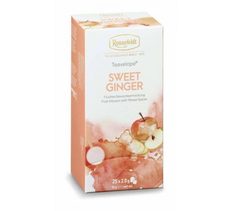 Ronnefeldt Teavelope Sweet Ginger ovocný čaj 25 x 1,5g