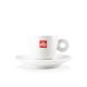 illy šálka biela espresso s podšálkou 60 ml