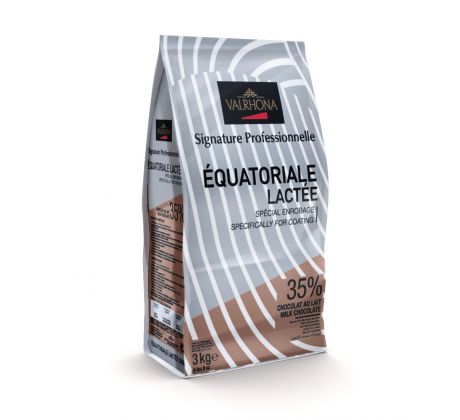 Valrhona Feves Equatoriale Milk 35% 3kg