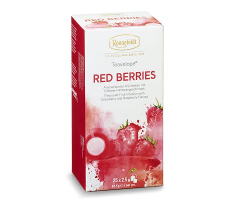 Ronnefeldt Teavelope Red Berries ovocný čaj 25 x 1,5g
