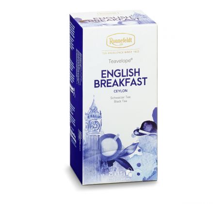 Ronnefeldt Teavelope English Breakfast čierny čaj 25 x 1,5g