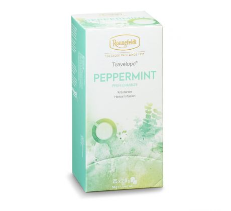 Ronnefeldt Teavelope Peppermint bylinný čaj 25 x 1,5g