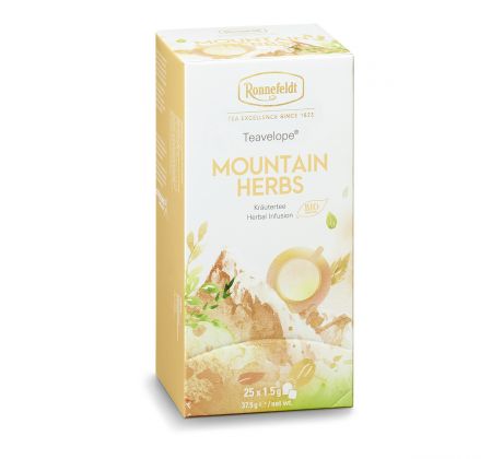 Ronnefeldt Teavelope Mountain Herbs bylinný BIO čaj 25 x 1,5g