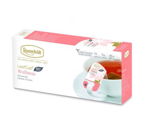 Ronnefeldt LeafCup Wellness bylinný BIO čaj 15 x 3g