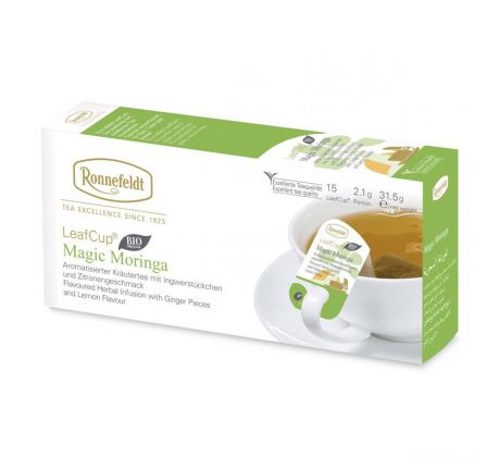 Ronnefeldt LeafCup Magic Moringa  bylinný BIO čaj 15 x 2,1g