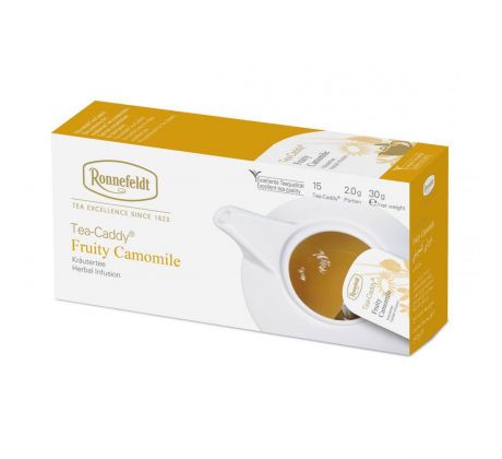 Ronnefeldt Tea Caddy Fruity Camomile bylinný čaj 15 x 3,9g