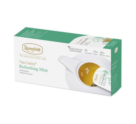 Ronnefeldt Tea Caddy Refreshing Mint bylinný čaj 20 x 3,9g