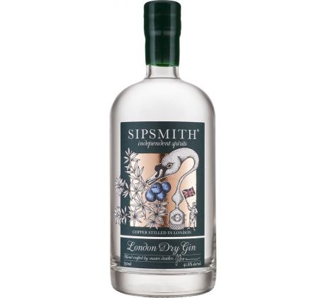 Sipsmith London Dry Gin 41,6% 0,7 l (čistá fľaša)