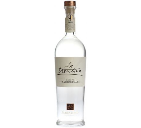 Marzadro Grappa La Trentina Tradizionale 41% 0,7 l (čistá fľaša)