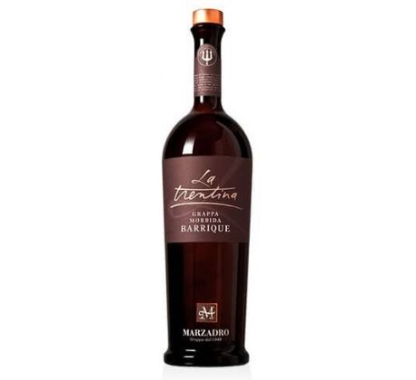 Marzadro Grappa La Trentina Morbida 41% 0,7 l (čistá fľaša)