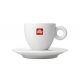 illy šálka biela espresso lungo s podšálkou 120 ml