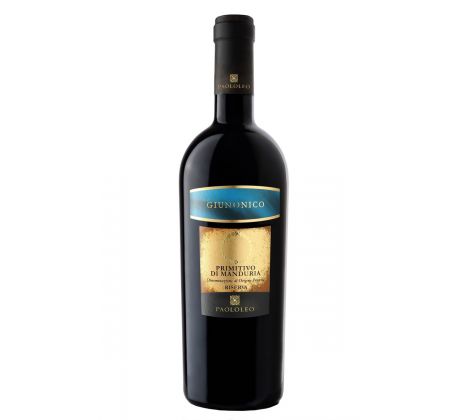 Cantine Paololeo "Giunonico" Primitivo di Manduria DOP Riserva 2017 15% 0,75l (čistá fľaša)