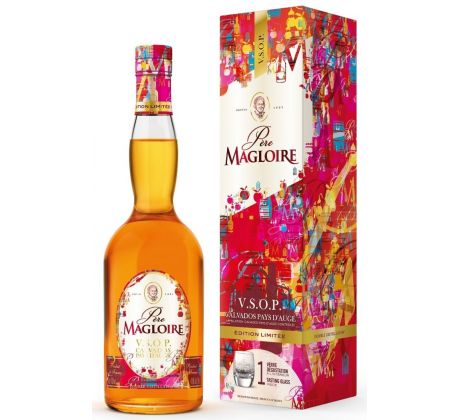 Pére Magloire Calvados Pays d'Auge VSOP 40% 0,7 l ((kartón 1 pohár)