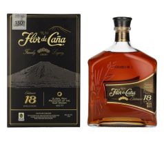 Flor de Caña Centenario 18 Years Old Single Estate Rum 40% 1l Giftbox
