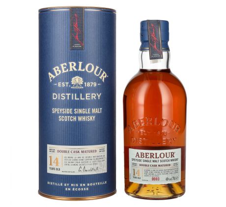 Aberlour 14 Years Old DOUBLE CASK MATURED 40% 0,7l (čistá flaša)