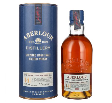 Aberlour 14 Years Old DOUBLE CASK MATURED Batch 0005 40% 0,7l (tuba)