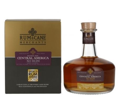 Rum & Cane Central America XO Rum 43% 0,7 l (kartón)