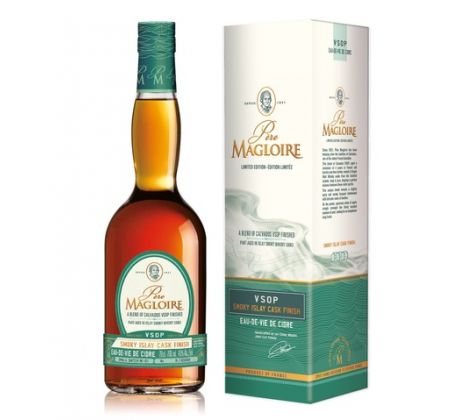 Pére Magloire Calvados Pays d'Auge VSOP Smoky Islay Cask Finish 40% 0,7 l (kartón)