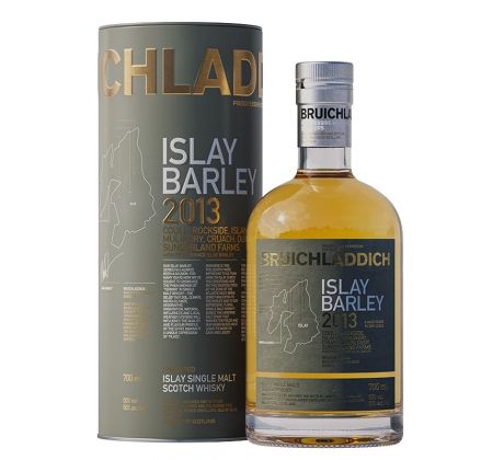 Bruichladdich ISLAY BARLEY Coull, Rockside, Island, Mulindry, Cruach, Dunlossit 2013 50% 0,7 l (tuba)