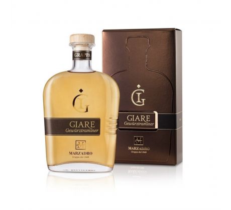 Marzadro Grappa Giare Gewürztraminer 41% 0,7 l (kartón)