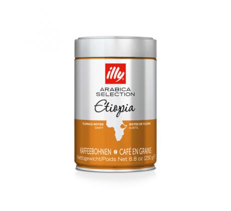 illy ARABICA SELECTION ETHIOPIA zrnková káva 250 g