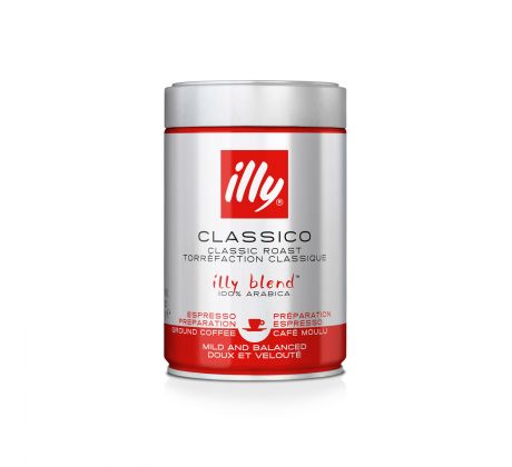 illy CLASSICO mletá káva 250 g