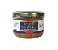 Domaine de Castelnau Rillettes z čistej kačaciny s paprikou Espelette 190g