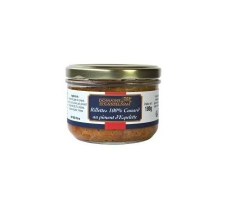 Domaine de Castelnau Rillettes z čistej kačaciny s paprikou Espelette 190g