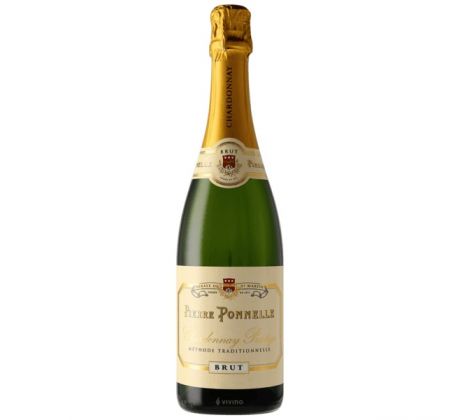 Pierre Ponnelle Chardonnay Brut Prestige Méthode traditionnelle 12% 0,75 l (čistá fľaša)