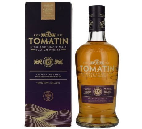 Tomatin 15YO American Oak Casks 46% 0,7l (kartón)