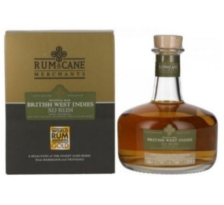 Rum & Cane British West Indies XO Rum 43% 0,7 l (kartón)