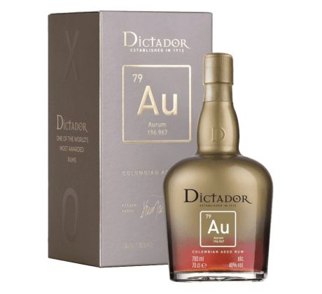 Dictador Aurum 40% 0,7 l (kartón)