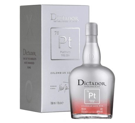 Dictador Platinum 40% 0,7l (kartón)