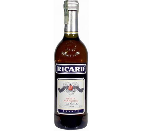 Ricard Pastis 45% 0,7 l (čistá fľaša)