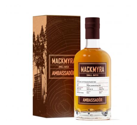 Mackmyra AMBASSADOR Small Batch 48,8% 0,5 l (kartón)