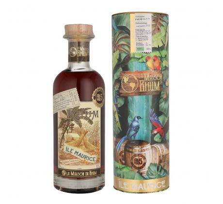 La Maison du Rhum Îlle Maurice Chamarel 2014 N°5 55% 0,7l (tuba)