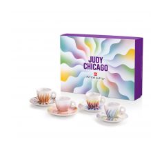 JUDY CHICAGO kolekcia espresso šálok 4 ks
