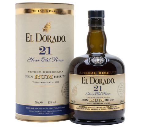El Dorado 21YO Special Reserve 43% 0,7 l (tuba)
