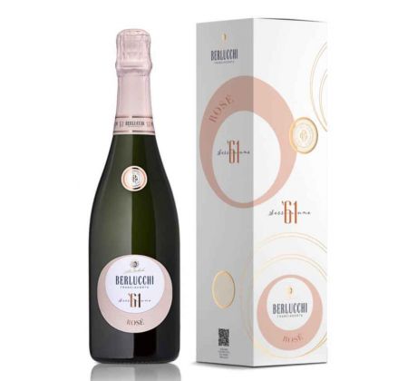 Guido Berlucchi ´61 Franciacorta Rosé Brut DOCG 12,5% 0,75 l (kartón)