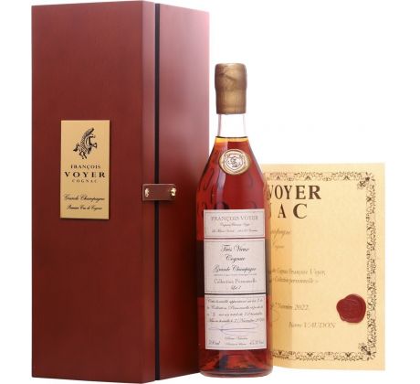 François Voyer Cognac Collection Personnelle lot 7 45,3% 0,7l (kazeta)