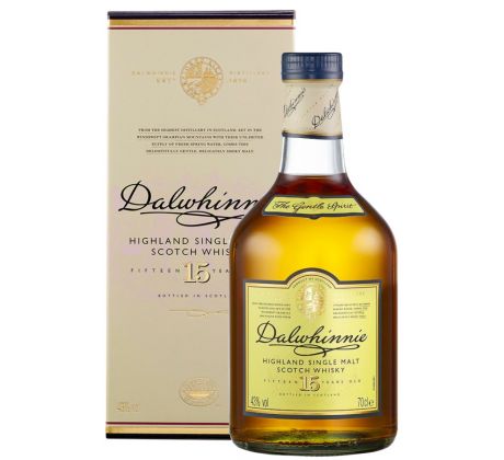 Dalwhinnie 15YO 43% 0,7 l (kartón)