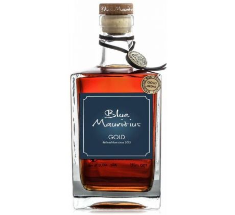 Blue Mauritius Gold Rum 40% 0,7 l (čistá fľaša)