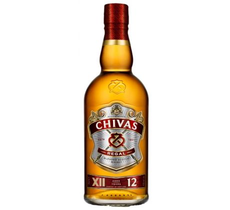 Chivas Regal 12YO 40% 0,7 l (čistá fľaša)