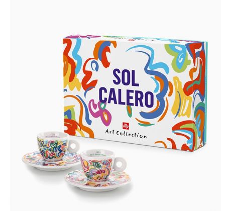 illy SOL CALERO kolekcia espresso šálok 2 ks