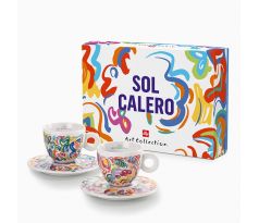 illy SOL CALERO kolekcia cappuccino šálok 2 ks