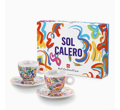 illy SOL CALERO kolekcia cappuccino šálok 2 ks