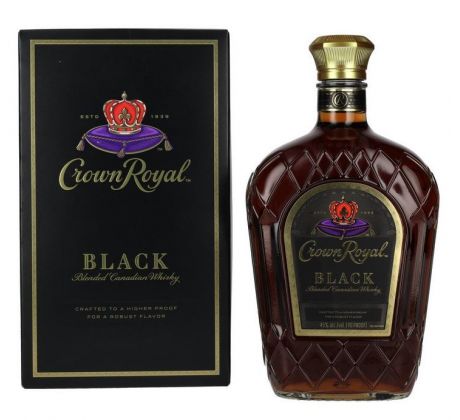Crown Royal Black Blended Canadian Whisky 1.0 l 45% (kartón)